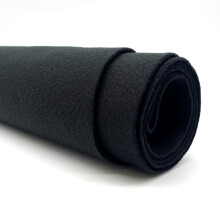 Ice Fabrics Craft filtstof fra The Yard - 72"""" Bred & 1,6 mm tyk akrylfilt - Bl?dt og holdbart sort filtstof til g?r-det-selv-kunst- og h?ndv?rks