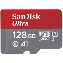 SanDisk Ultra MicroSDXC Card 140MBs A1 Class 10 UHS-I no Adapter - 128GB