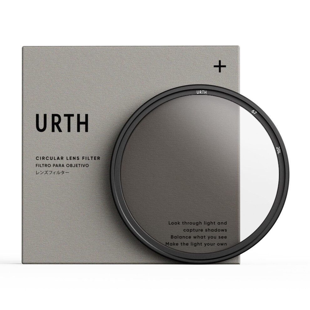 Urth 67Mm Ethereal Mist Diffusion Lens Filter (Plus+) - Cinematic Effect 20-Layer Nano-Coated Mist Diffusion Particles Black/Light 9354842010774