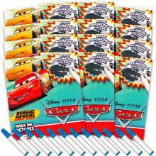 Disney Cars Imagine Ink Coloring Book Set - Bundel van 12 No-Mess Magic Inkten met Lightning McQueen | Disney Cars feestbedankjespakket voor kinderen
