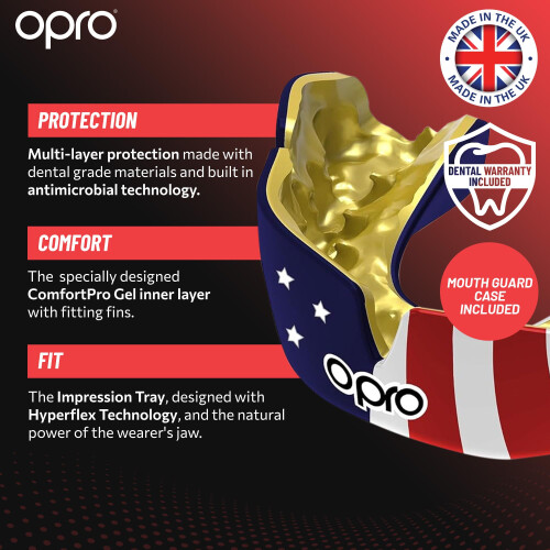 Protector bucal transparente Opro Instant Custom Fit 2