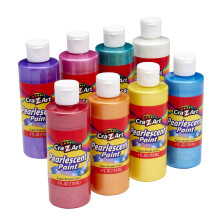 Cra-Z-Art Pestv Pearlescent Paint Bulk Pack 8ct Valikoima vrit 4oz kukin pullo