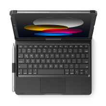 edaiser Swivel Keyboard Case for Apple iPad 11th Gen 2025 (A16)& iPad 10th Generation (10.9-inch); Rotatable Cover and Pencil Holder Multi-Touch Tra