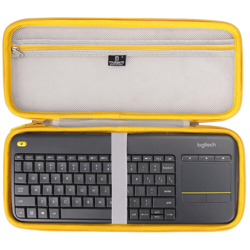 Tourmate Hard Storage Case til Logitech K400 Plus Wireless Touch TV Keyboard (kun boks)