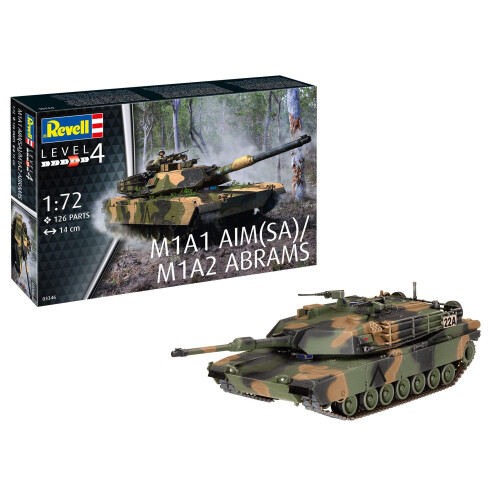 Revell US M1A2 Abrams Kit (1:72 Scale)
