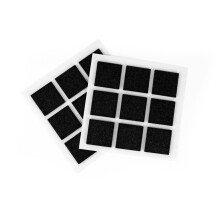 Furndiy Almohadillas de fieltro para muebles para pisos de madera dura, almohadilla de fieltro autoadhesiva para sillas y patas de asiento, fcil