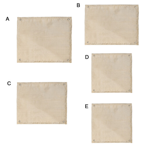 (60x80) Foldable Fire Mats Flame Retardant BBQ Mat For Easy Carry Fire Pits 2
