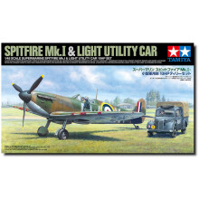 British Spitfire Mk.I & Light Utility Car 10HP Set (1:48)