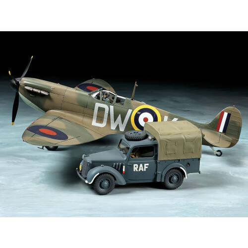 Tamiya British Spitfire Mk.I & Light Utility Car 10HP Set (1:48) 1
