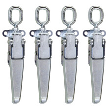 Buyers Products WJ2254 Lot de 4 loquets rglables robustes plaqus zinc