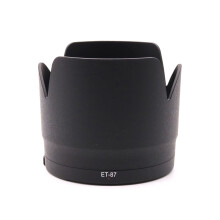 LingoFoto zonnekap ET-87 omkeerbare cameralens zonnescherm vervangende lensbescherming accessoire voor Canon EF 70-200mm f/2.8L is III USM zwart