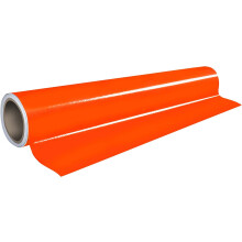 VViViD DECO65 Neon Fluorescerande Permanent Adhesive Craft 1 fot x 50 fot Vinylrulle (1 fot x 50 fot Neon Fluorescerande Orange)