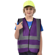AYKRM barn Hg synlighet dvs vst barn reflex skerhetsvst lila