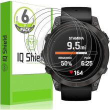 Ochraniacz ekranu IQShield kompatybilny z Garmin Epix Pro 47 mm (6 szt.) przezroczysta folia TPU z powłoką przeciwpęcherzykową