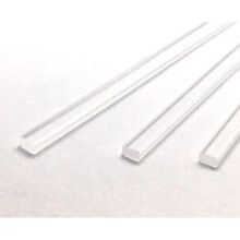 50 stk 8"""" x 4 mm flade klare pinde til cake toppers cake pops eller slikkepinde - Akryl plexiglas sticks Gennemsigtig Klar St?rk og ikke b?jelig