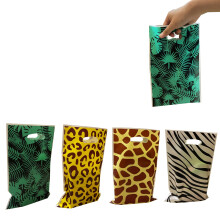 40 stuks Animal Print Party Bags Zoo Print Goody Candy Treat Bags Jungle Safari thema Plastic Geschenken Zakken Feestartikelen voor Verjaardagsdecora