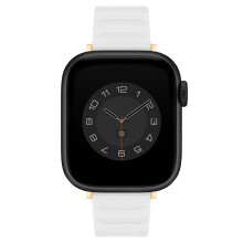 Anne Klein cinturino alla moda in ceramica da donna per Apple Watch Sostituzione sicura e regolabile del cinturino Apple Watch adatto alla maggio
