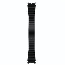 Cinturino a maglie classiche in metallo per SAMSUNG Galaxy Watch4 piccolo nero per 42 mm. Include solo un panno per la pulizia