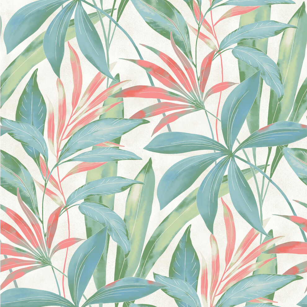 Tommy Bahama - Premium Peel And Stick Wallpaper Designer Tropical Wallpaper For Bedroom Dorm Room Essentials Self Adhesive Vinyl 30.75 Sq Ft Cov