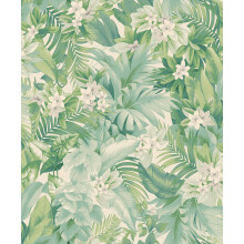 Tommy Bahama - Peel and Stick Designer Wallpaper Premium Kustbehang voor Slaapkamer Poederkamer Keuken Zelfklevend Vinyl 30,75 Sq Ft Dekking (Umbrell