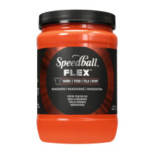 Speedball Flex Fabric Encre de srigraphie Mandarine 907,2 g pour la fabrication de t-shirts et de srigraphies