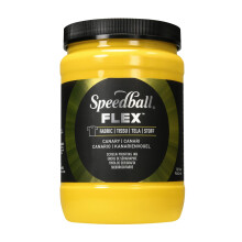 Speedball Flex Textieldrukinkt, 32-Ounce, Geel voor T-shirt en Zeefdruk