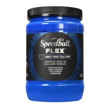 Atrament do sitodruku Speedball Flex 32-uncjowy błękit jeziora do drukowania na koszulkach i sitodruku