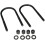 Dorman 929-782 Achter Leaf Spring Axle U-Bolt Kit Geschikt voor Selecte Dodge/Mitsubishi/Ram Modellen 1
