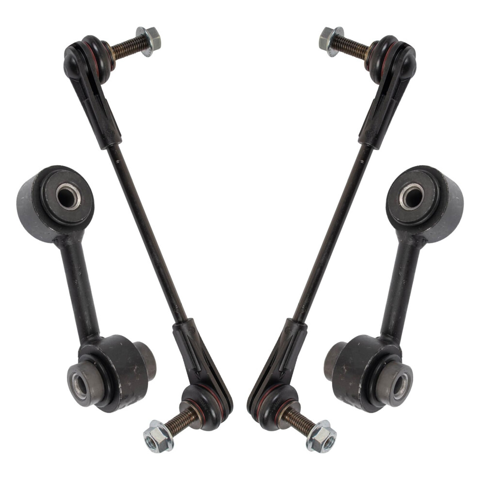 Trq Front & Rear Sway Bar Stabilizer Link Set Compatible With 2018-2020 Buick Regal Sportback 2016-2020 Chevrolet Malibu 195591609395
