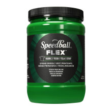 Atrament do sitodruku Speedball Flex 32 uncje wiosennej zieleni do T-shirtów i sitodruku