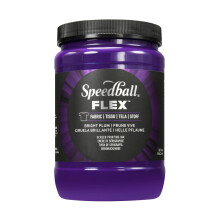 Speedball Flex Fabric Encre de srigraphie 32 onces Prune brillante pour la fabrication de t-shirts et de srigraphies