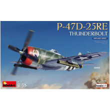 MIN48009 - Miniart 1:48 - P-47D-25RE Thunderbolt, Basic Kit