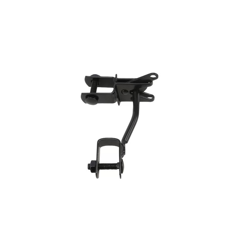 1"""" X 1"""" Square Hinge Steel Gravity Latch For Steel Gates (Powder Coated Black) 810061222460