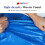 Tarps Now 30x30 ft Schwerlast-Gartenplane - Blaue Polyplane, 6 MIL wasserdichte Abdeckung 2