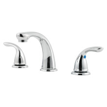 Pfister serie Pfirst rubinetto per lavabo da bagno da 8 pollici diffuso 2 maniglie 3 fori finitura cromata lucida certificata NSF LG14961P0