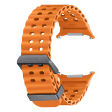 SAMSUNG Galaxy Watch Ultra Marine Band Cinturino di ricambio per smartwatch per uomo e donna Attacco con un clic ET-SNL70MOEGUJ Arancione