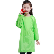 Huahui Kids Art kittel Vandt?t malerforkl?de til f?rskole drenge piger spiser b?rnehave gr?n