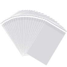 7x10 inch 100 stuks doorzichtige zelfsluitende cellofaanzakjes hersluitbare zelfklevende snoepnoten traktatie feestartikelen foto's a5 kaarten envelo