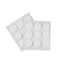 Furndiy Almohadillas de fieltro blanco para muebles para pisos de madera, almohadilla de fieltro autoadhesiva para sillas y patas de asiento, fc