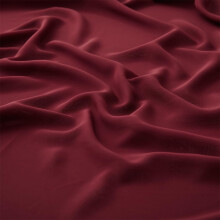 MaiMaiSuan 60"""" Wide Wine Red Chiffon stof fra The Yard Bl?dt gennemsigtigt stof til bryllup bue drapering stof Brude brudekjole Syning DIY 5 Yar