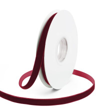 3/8"""" Wide x 10 Yards Velvet Ribbon Vintage Single Face Velvet Ribbons for Gift Wrapping Christmas Wrapping Bows Wedding Decor Sewing and More (B