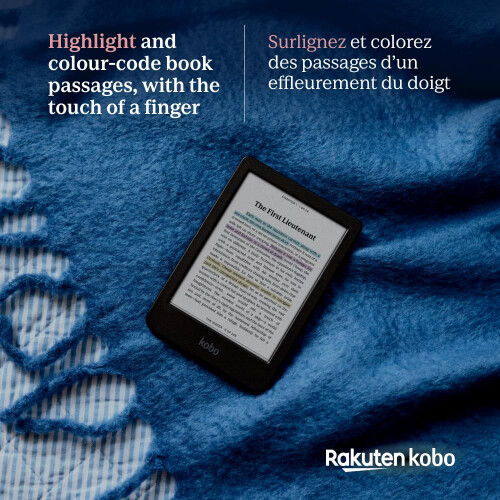 Kobo Clara Colour Noir Lesegerät mit Farbdisplay 1