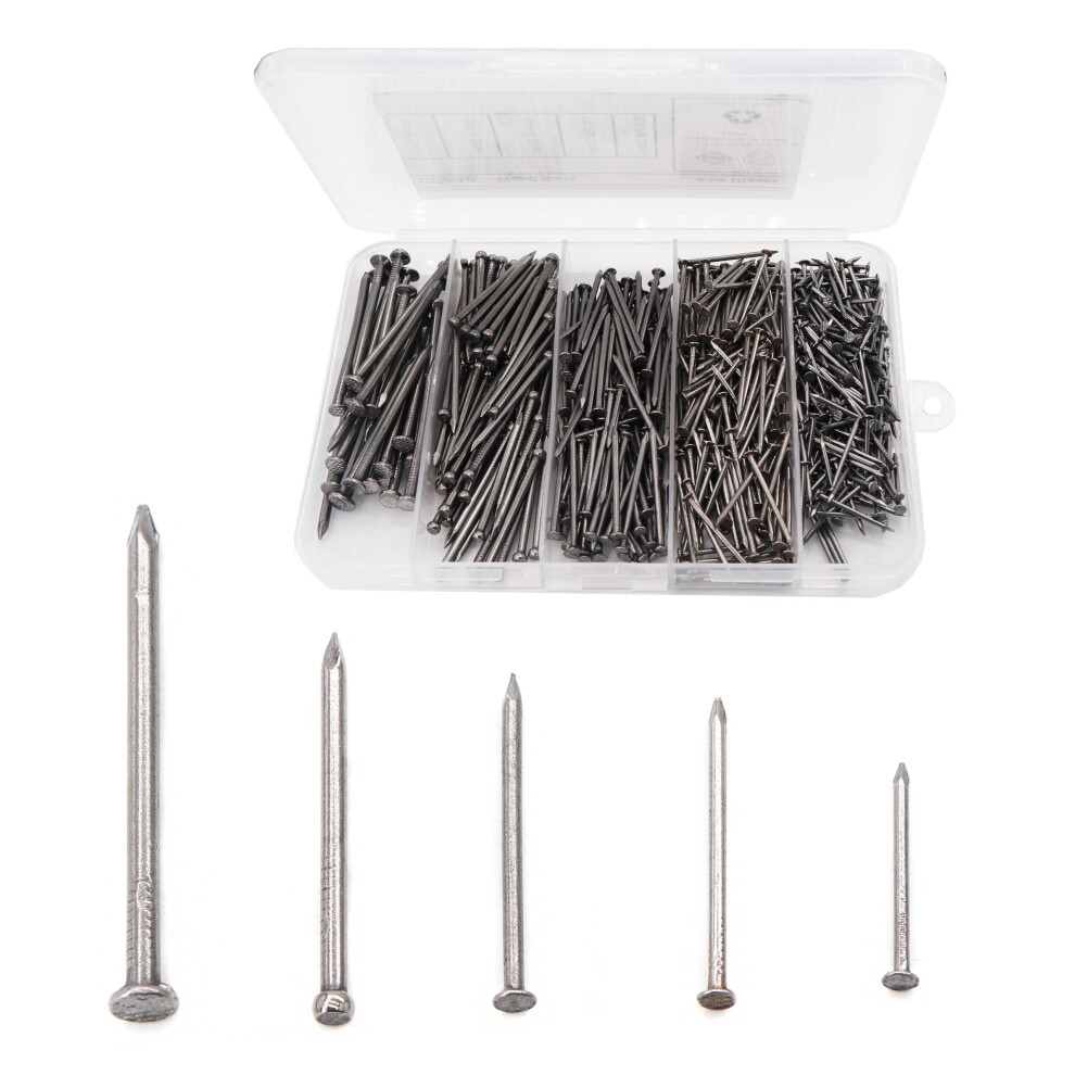 Cseao Nails Hardware Assortment Kit 620 Pieces Small Nails Nails Nails For Hanging Pictures Picture Hanging Nails Finishing Nails Hanging Nail 735209182775