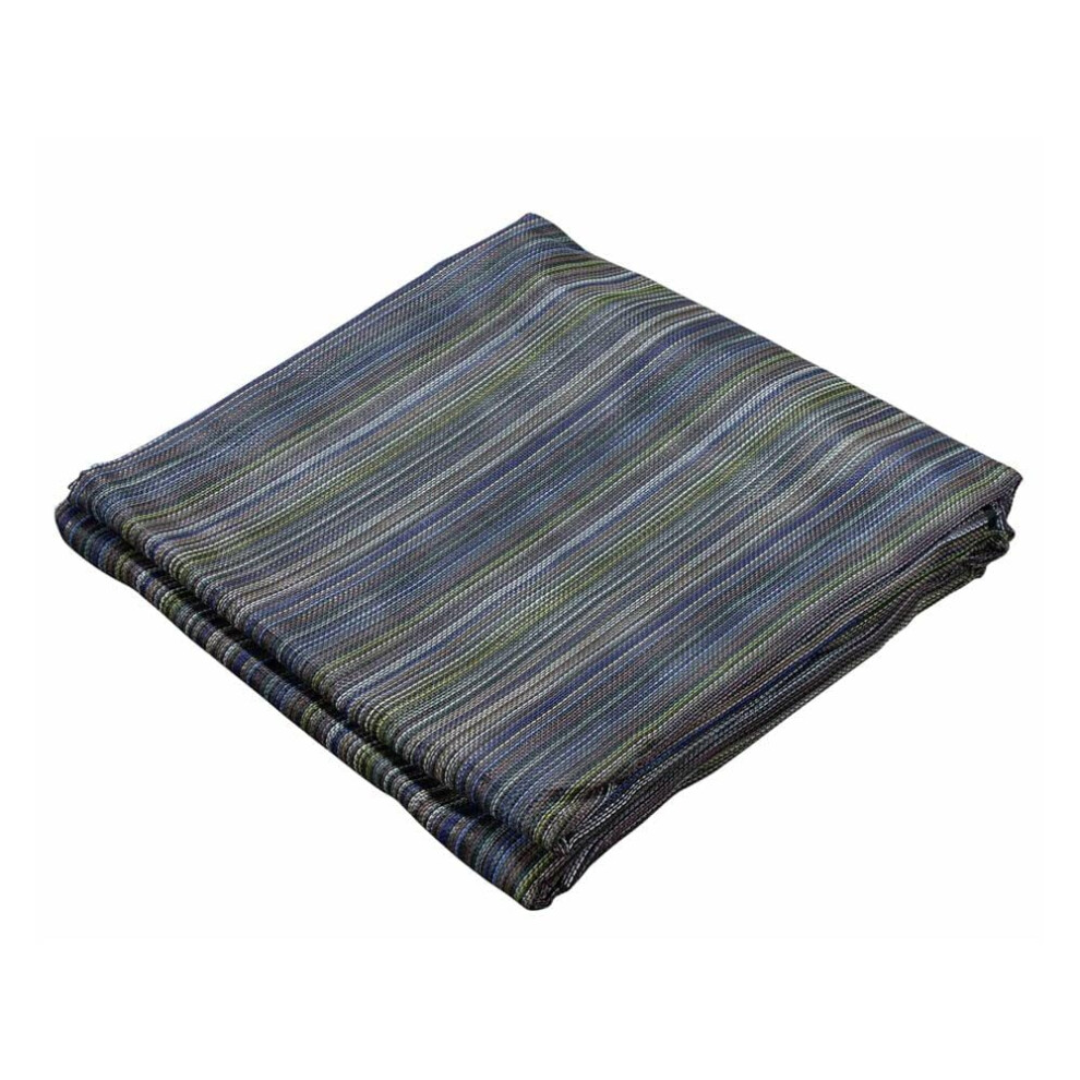 Mytee Products 8'X10' 50% Shade Multi Color Mesh Tarp For Outdoor W/Grommets - 10 Oz Heavy Duty Pvc Coated Mesh Tarps For Dump Truck Rolloff Trucks 840223631847