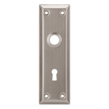 Newliplace 2-pack insticksls Drrplattor fr innerdrrar Gammal stil insticksdrrknopp Tckplt Byte av drr skyltplattor Borstad nickel