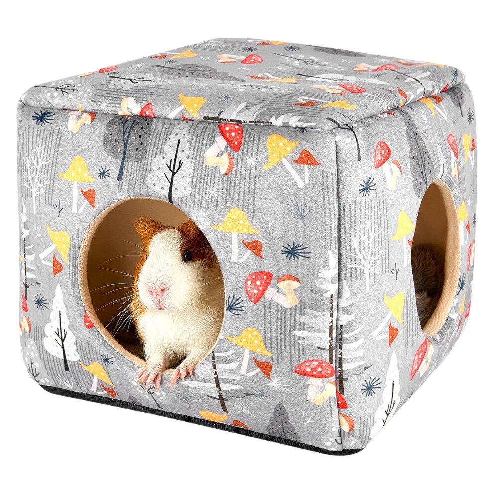 (gray) Hamster Hideout Perfects Pet For Kids Easy To Care Low Maintenance-image-OPC-PN9CDVZ-NEW