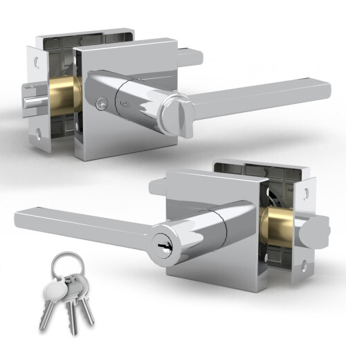 Mega Handles - Prime Eingangstürgriff, schwerer quadratischer Verriegelungshebel für links oder rechts