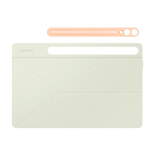 SAMSUNG Smart Book Cover Positioneerbare folio-tablethoes met dubbele weergave voor Galaxy Tab S9+ | S9FE+ | Tabblad S10+ Oranje