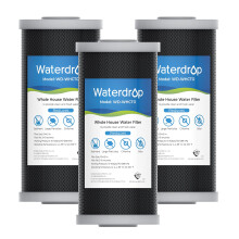Waterdrop Whole House CTO Aktivkohle Sediment Wasserfilter Cartridge Ersatz für GE FXHTC, GXWH40L, W10-PR