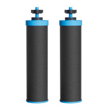 Udskiftning af vanddr?be alkalisk vandfilter til Berkey? BB9-2? Sorte filtre og Berkey? Gravity Water Filter System Op til PH 9,2 (pakke med 2)